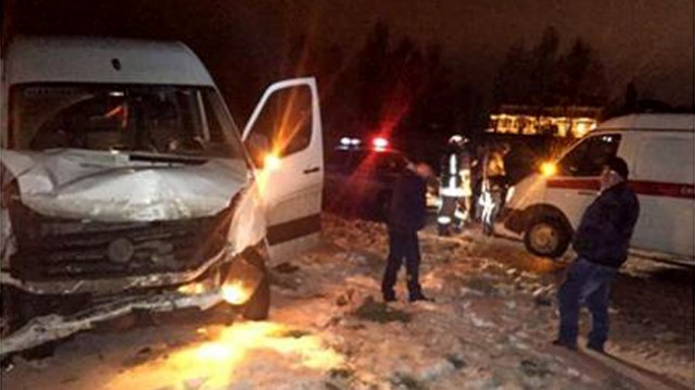 Микроавтобус с пассажирами попал в ДТП под Суздалем