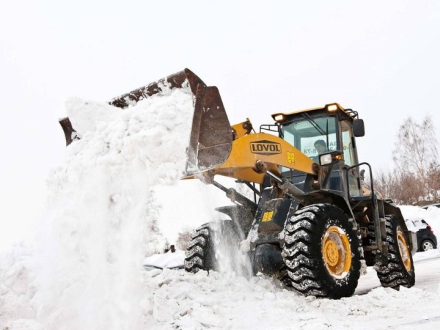Снег во Владимире чистят круглосуточно