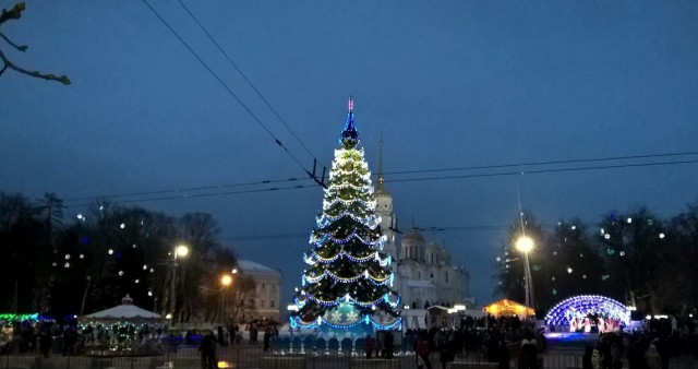 Дед Мороз из Великого Устюга посетил город Владимир